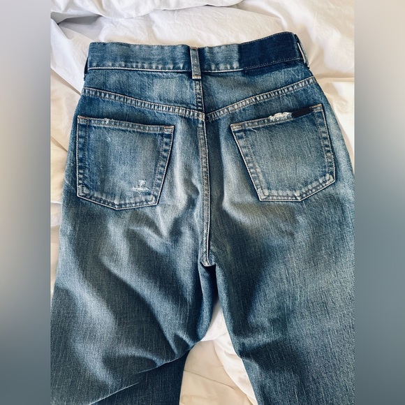 Saint Laurent high waisted cropped 70’s style jeans size 26 - Picture 9 of 11